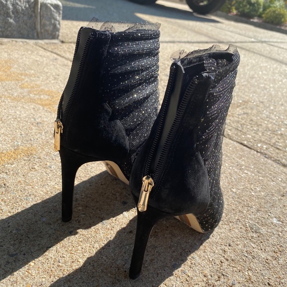 Sam Edelman Farren Ruched Pointed Toe Booties 10 - Picture 15 of 16